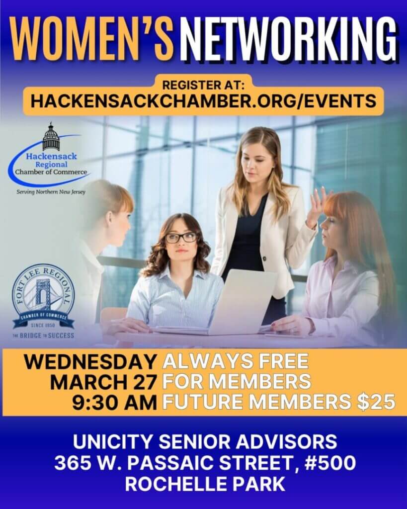 Women's Networking Event - Hackensack Regional Chamber of Commerce